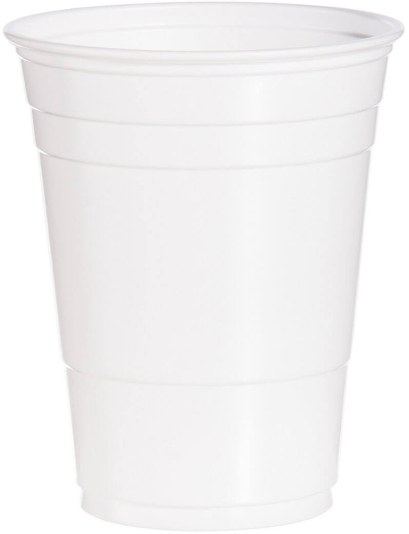 Solo P16R 16 oz. Red Plastic Cup - 1000/Case