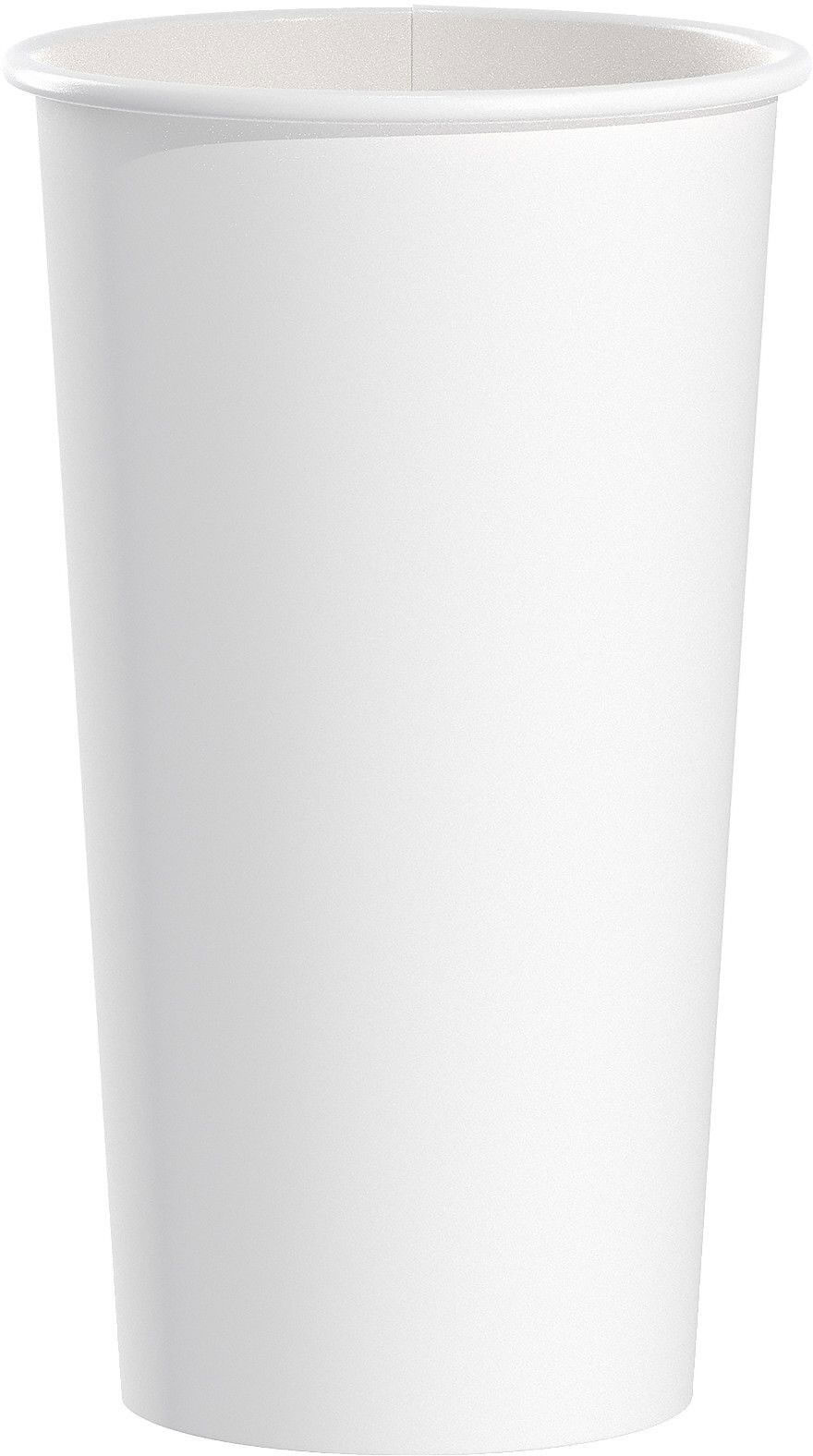 Solo 420W-2050 White Poly Paper Hot Cup - 20 oz. - 600/Case