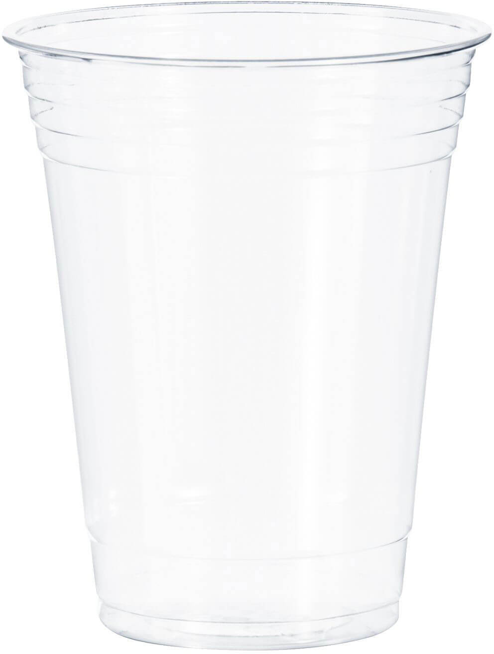 Solo UltraClear TP16D 16 oz. Clear PET Plastic Squat Cold Cup - 1000/Case