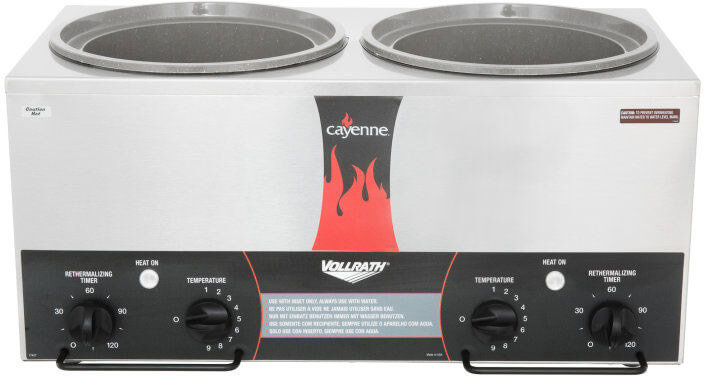 Vollrath 72028, Double 7 Quart Cayenne® Soup Rethermalizer, 1.4 kW