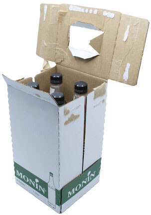 Monin M-FR036F Peach Flavoring Syrup, 1 Liter