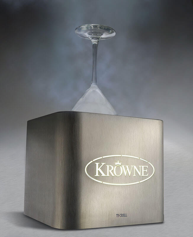 Krowne Metal Corp. KR-LC2GF-TT-E Liquid C02 Countertop Glass