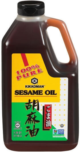 Kikkoman 01702, 1.25 Quart Non-GMO Sesame Oil (4/case)