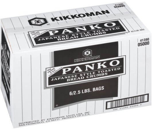 Kikkoman 05000, 2.5 Lb Toasted Panko Bread Crumbs (6/case)