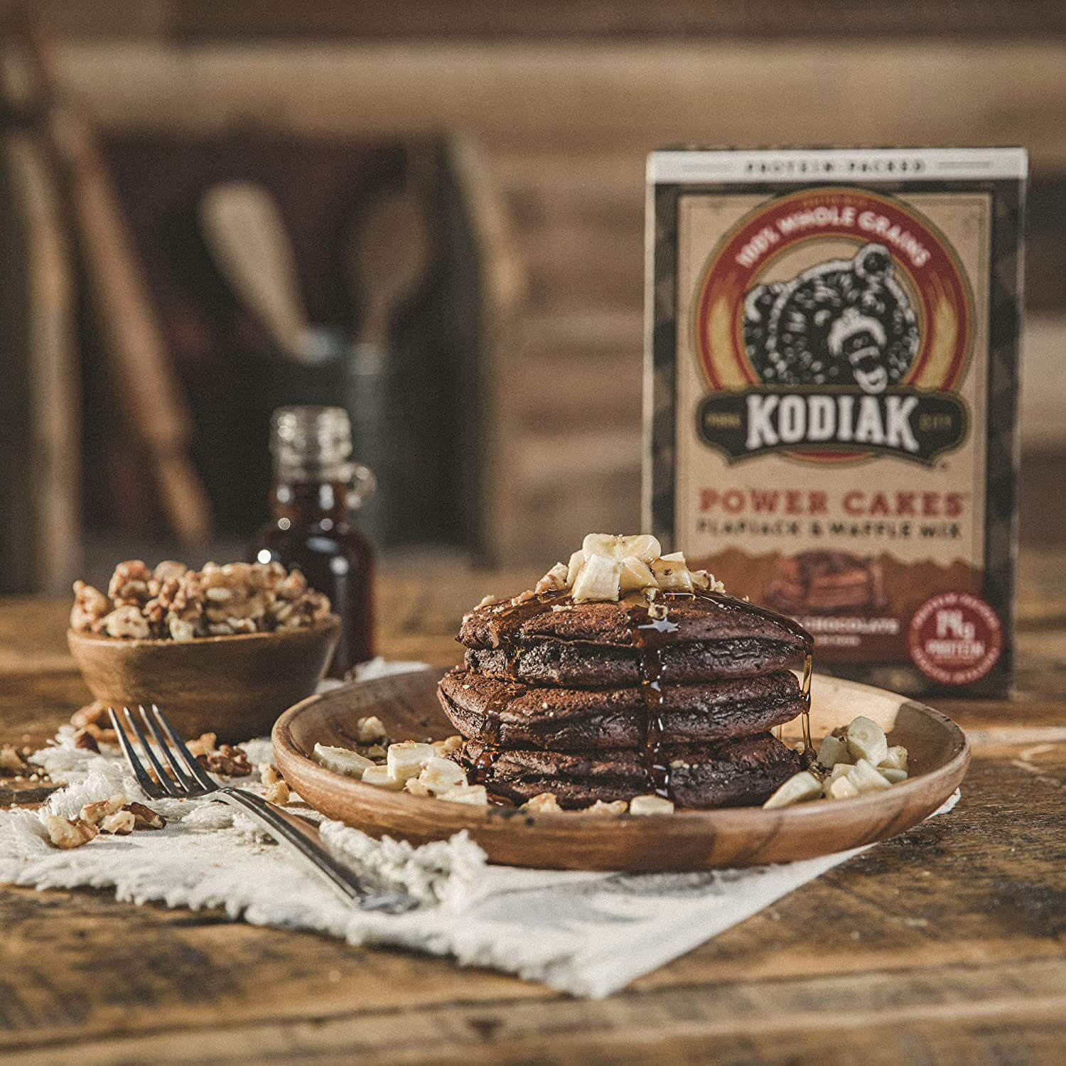Kodiak ProteinPacked Power Cakes Dark Chocolate Flapjack And Waffle