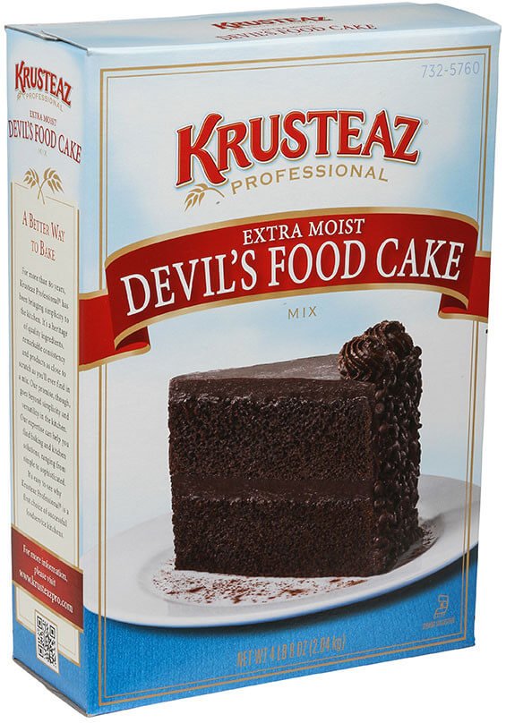 gateau35tea Krusteaz 732-5760, 4.5 Lbs Extra Moist Devil's Food Cake Mix (6/case)