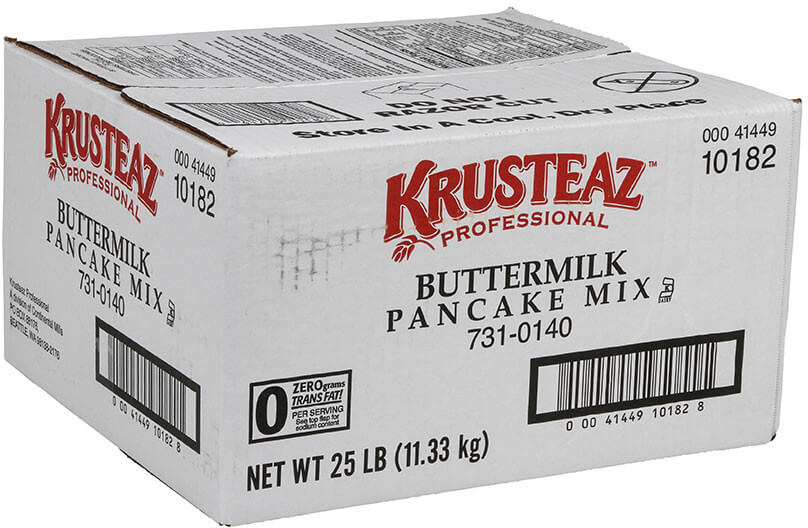 その他 KUMUKUKU Kiri Face Plate [Milktea]OPEN Krusteaz 731-0140, 25 Lbs Buttermilk Complete Pancake Mix