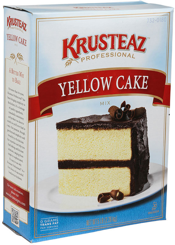 Krusteaz 732-0180, 5 Lbs Yellow Cake Mix (6/case)