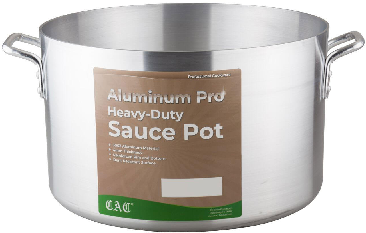 Winco ASHP-60 - 60 Qt Aluminum Sauce Pot