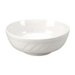 Bon Chef 1200002P Globe 20 oz. White Porcelain Pasta Bowl - 18/Case