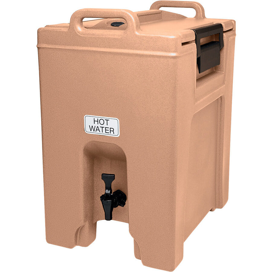 Cambro UC250157 Ultra Camtainer 2.75 Gallon Coffee Beige Insulated Beverage