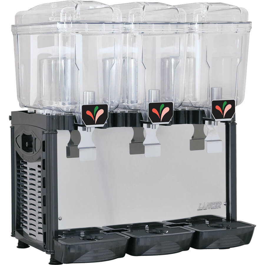 Lancer 85-11114A-GRY, Triple 3.2 Gallon Refrigerated Juice