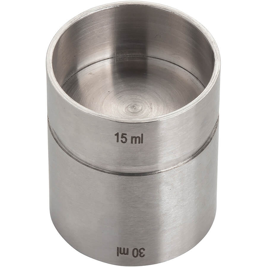 Tablecraft 1202, 1/2 x 1 oz Stainless Steel Jigger