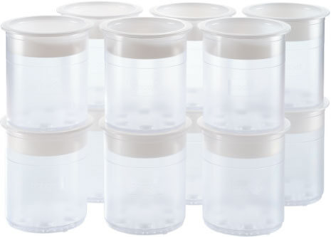 Pacojet 139162-E00-00, Synthetic Pacojet Beaker w/ Lid, Clear (12