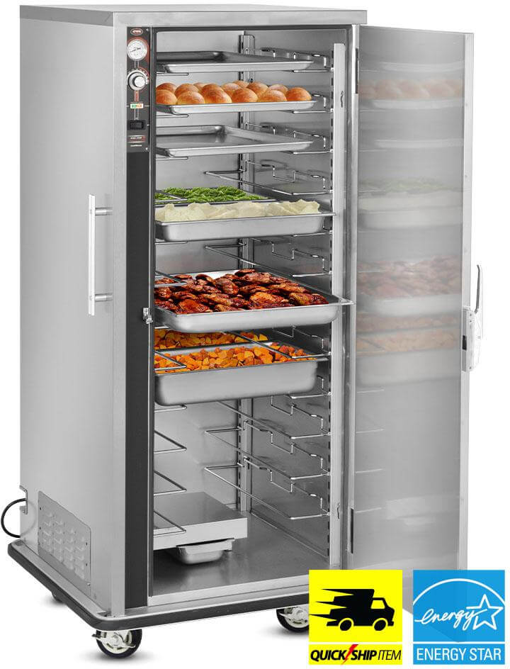 FWE UHS-12, Full Height Insulated Heated Holding Cabinet, 1 Solid
