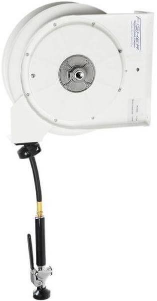 neさま Fisher 29801 Hose Reel Assembly, Exposed Reel Rinse with Spray Valve