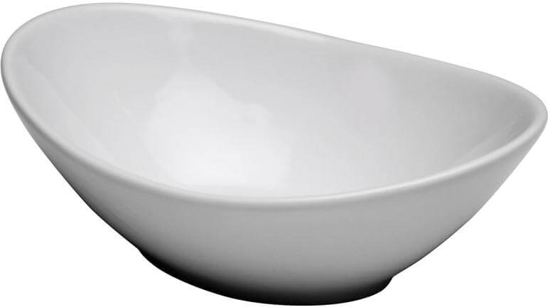 Oneida F8010000756, 17 oz Buffalo Porcelain Bowl, Bright White (12