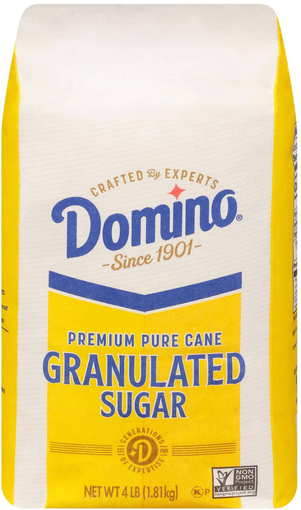 Domino 400368, 4 Lb Premium Pure Cane Granulated Sugar (10/case)