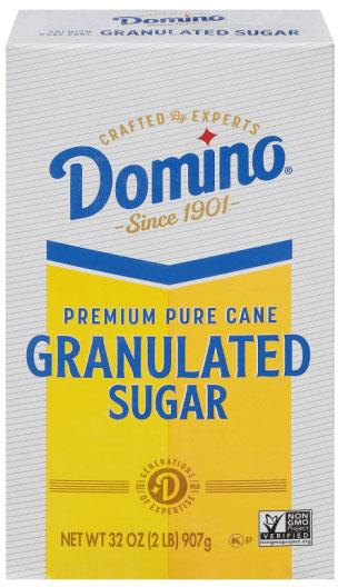 Domino 401376, 2 Lb Premium Pure Cane Granulated Sugar (24/case)