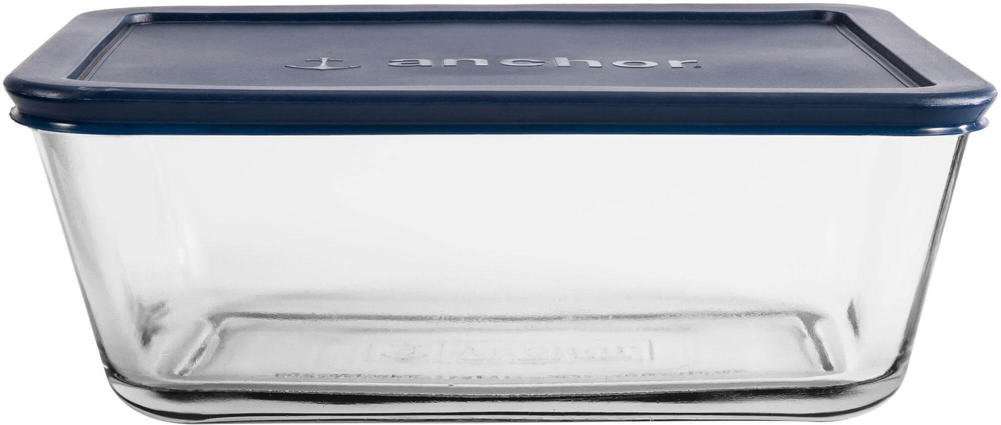 Anchor Hocking 85912L24, 1.2 Qt Glass Food Storage Container w