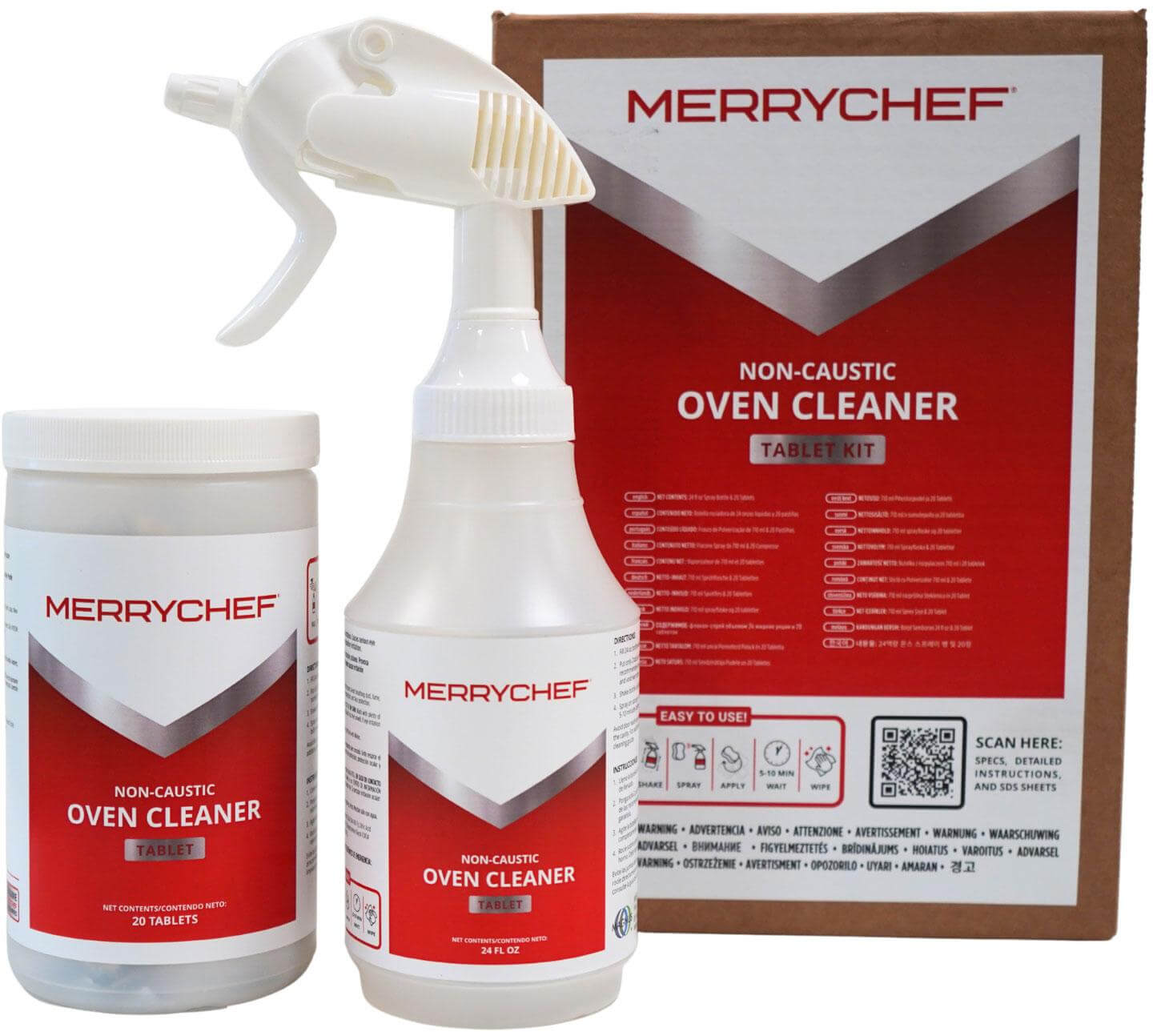 Merrychef 32Z4222, Non-Caustic High Speed Oven Cleaner Kit