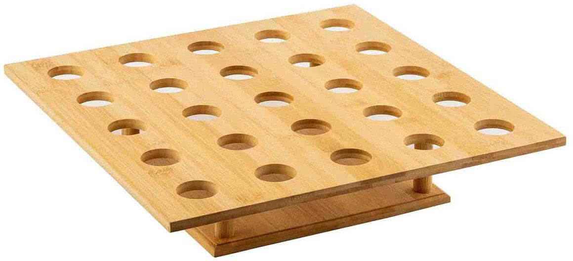 bushdbrunt ツナギテーブルC、バーティカルセット TableCraft 12815, 25 Cone Bamboo Cone Holder, Natural Finish