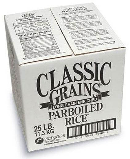 Producers Rice Mill R1CA259Z0, 25 Lbs Parboiled Enriched Long