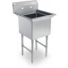 1 Compartment Sinks, part of GoFoodservice's collection of Steelworks products