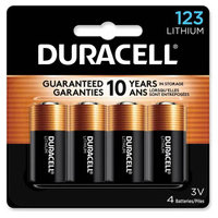 Duracell DL123AB4PK, part of GoFoodservice's collection of Duracell products