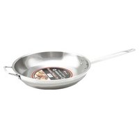 Winco TGFP-14NS Tri-Ply Excalibur Stainless Steel Non-Stick 14 Fry Pan