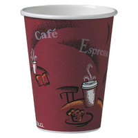 Solo 412WN-2050 White Poly Paper Hot Cup - 12 oz. - 1000/Case