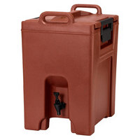 Cambro 250LCD158 Camtainers 2.5 Gallon Hot Red Insulated Beverage
