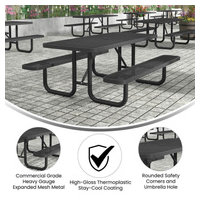 Flash Furniture SLF-EML72-H48L-BK-GG image 2