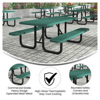 Flash Furniture SLF-EML72-H48L-GN-GG image 2