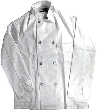 Admiral Craft 11CC-52, Double Breasted Chef Coat, White