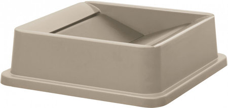 Winco PTCSL-35BE, Polystyrene Soft Close Trash Can Lid for PTCS-35G, Beige