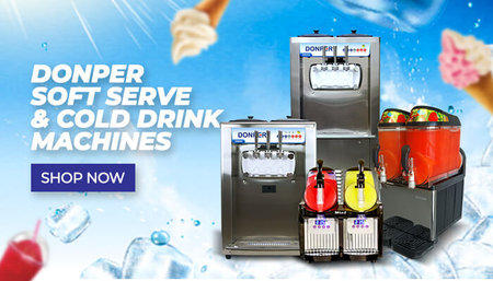 Donper Soft Serve & Cold Drink Machines - Shop Now
